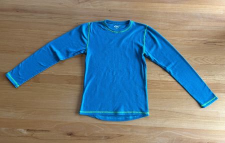 Cyanblaues Kinder Unterleibchen Grösse 152