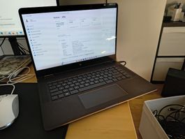 Ohne Akku HP Spectre x360 Convertible 15-bl0XX i7-7500U 4GB