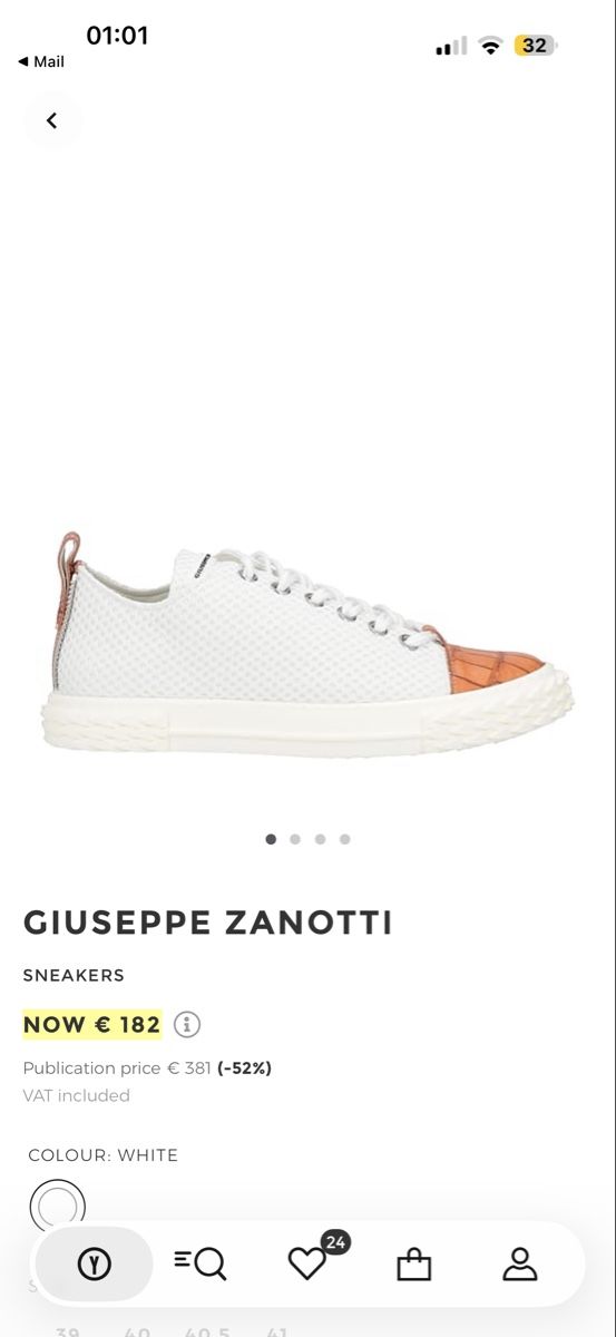 Zanotti Herrenschuhe: Sneakers Giuseppe Zanotti bianche tg43 – Gebraucht aus Grand-Lancy von leo_5b8h 3