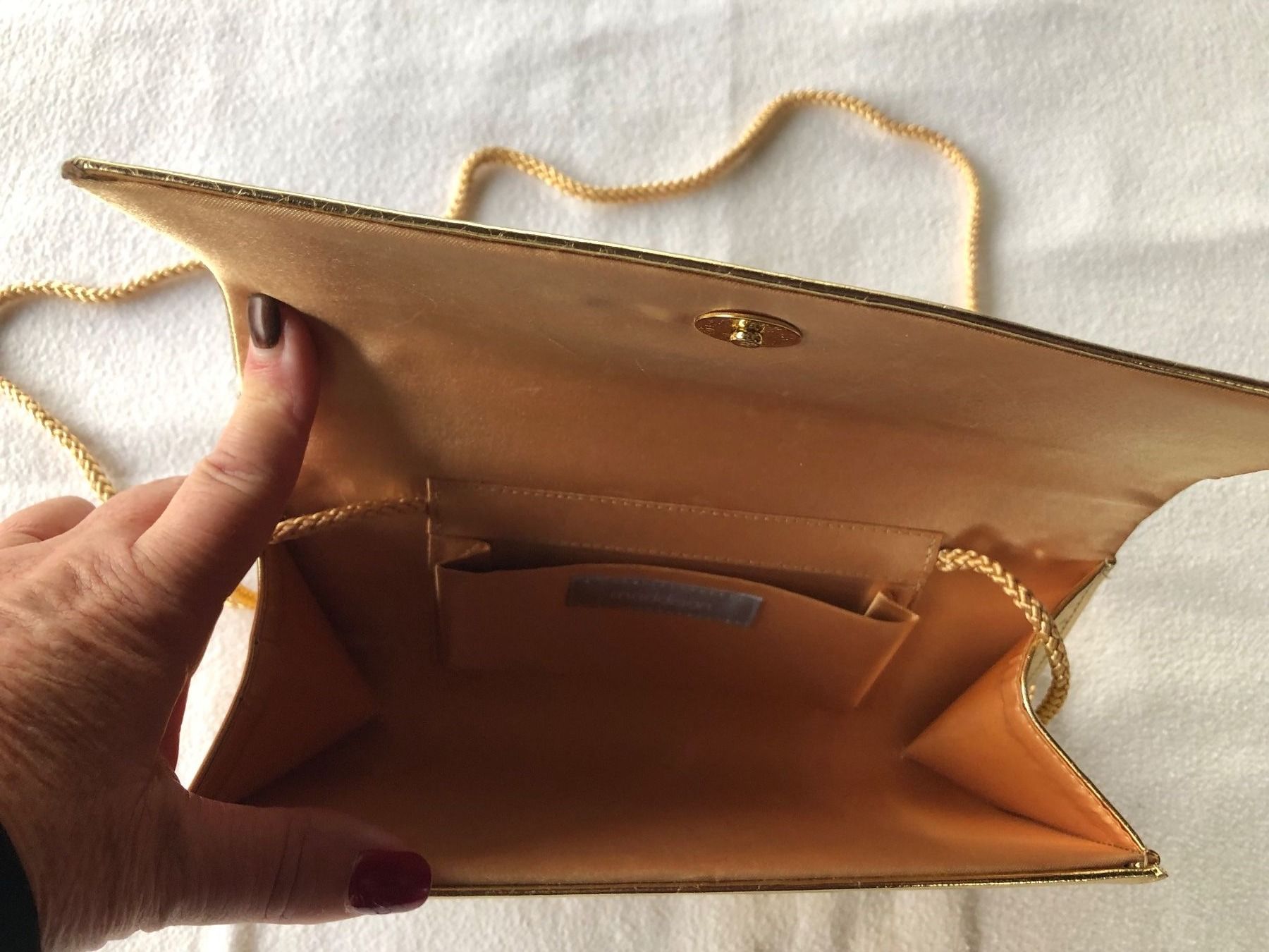 Maddison Borse da donna: Abendtasche Maddison goldig – Usato da Schübelbach venduto da Dolly990_2 3