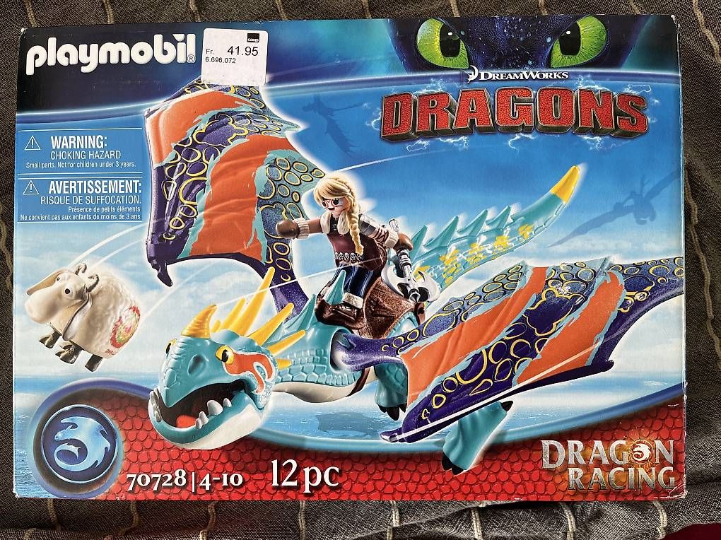Playmobil Giocattoli: Playmobil Dragons Sturmpfeil und Astrid – Usato da Zürich venduto da sza_dc9q