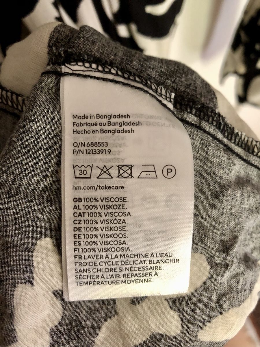 H&M Vestiti: Schönes Maxikleid mit Muster von H&M Gr. M – Usato da Schwerzenbach venduto da frauminze 3