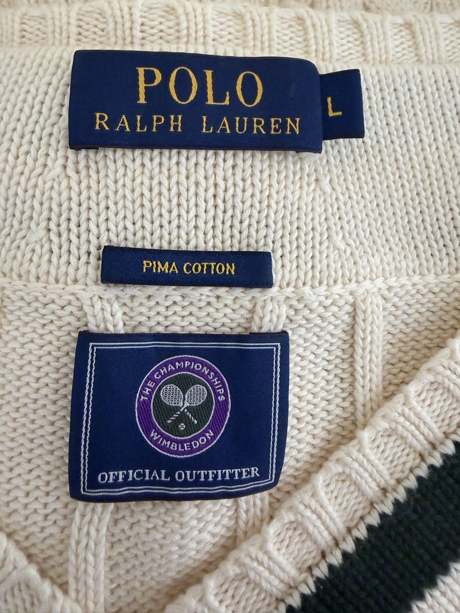 Ralph Lauren Maglioni & Felpe: Polo Ralph Lauren Wimbledon Pullover 100% Pima Baumwolle – Usato da Elsau venduto da isidobrany09 2