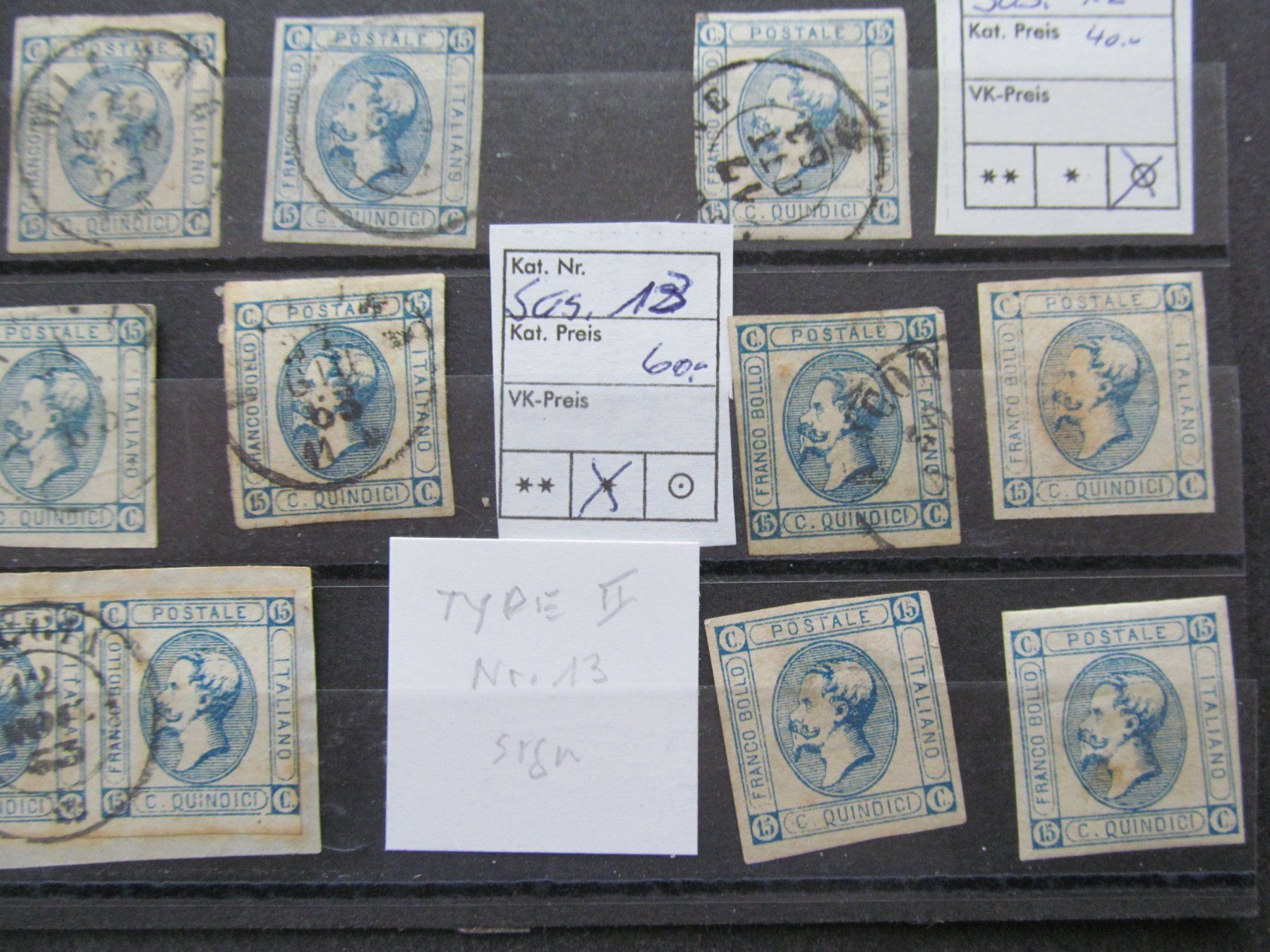 Alle Briefmarken: Vittorio Emanuele  II – Gebraucht aus Hergiswil NW von Panda1990 2