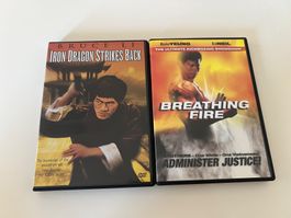 DVD Bruce Lee - Iron Dragon+Breathing Fire (Englisch) UNCUT