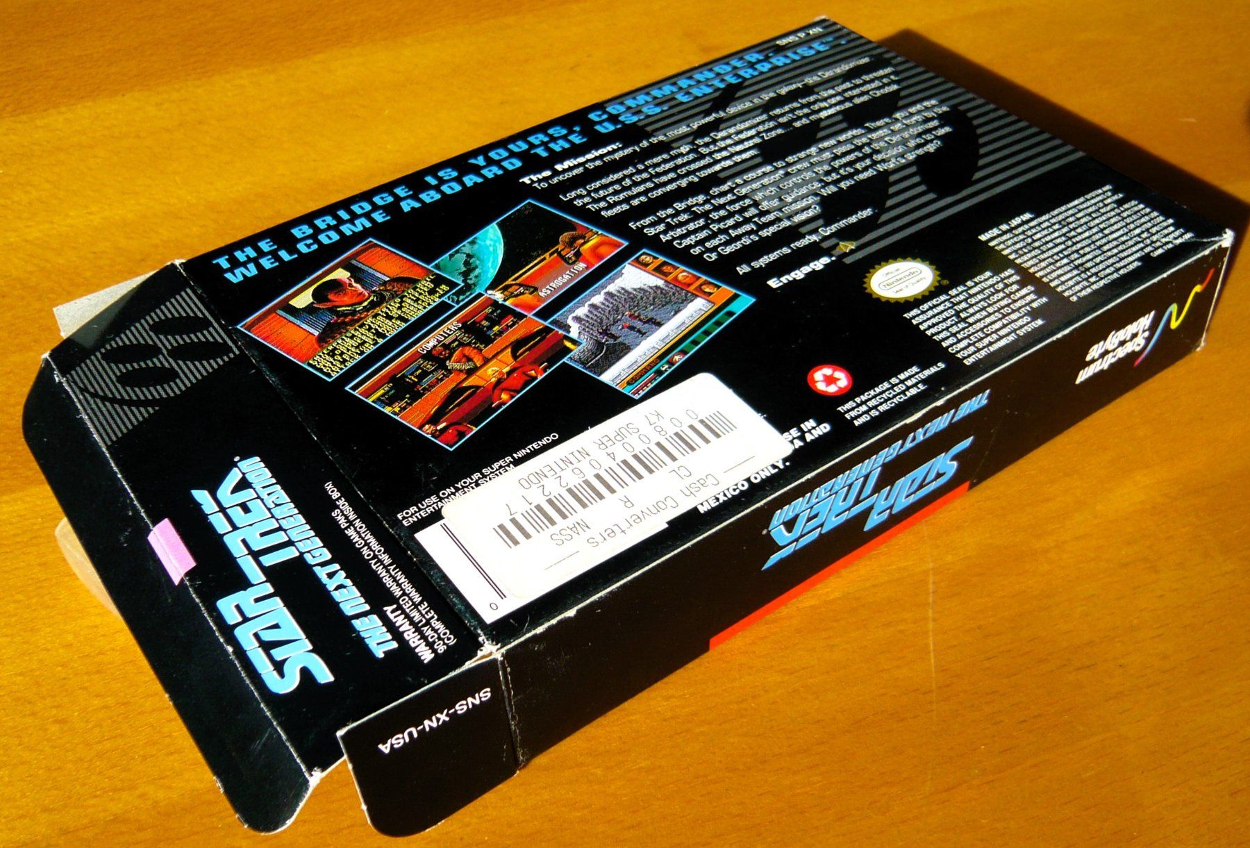 Nintendo Spiele: SNES: Star Trek the next Generation - CIB, Excellent état ! – Gebraucht aus Onex von Jaguar1986 5
