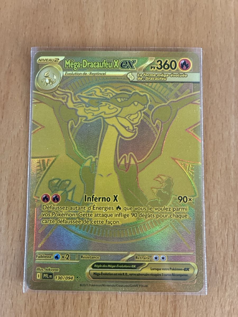 Cartoline: Méga Dracaufeu X Gold – Usato da Echarlens venduto da max_5p6x