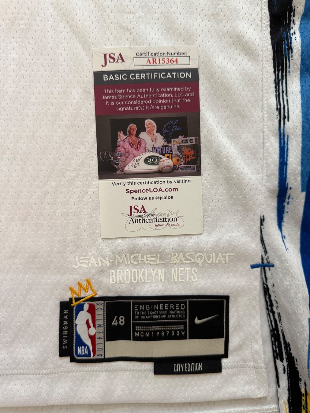 Nike Canottiere & Pantaloni: Signed Seth Curry Brooklyn Nets Basquiat Jersey + JSA COA – Nuovo e nell'imballaggio originale da Bachenbülach venduto da inn_5kmg 5