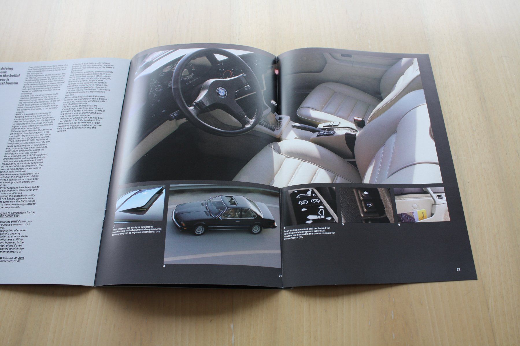 BMW Documenti: BMW 635 CSi USA Prospekt 1985 – Usato da Wikon venduto da erwin400 7