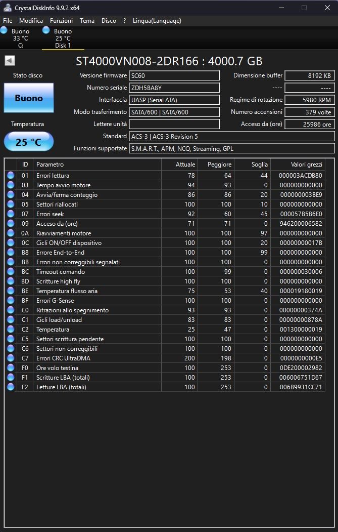 Seagate Disques durs: HDD Seagate Ironwolf 4TB #1 – D'occasion à Tesserete par aughi 1