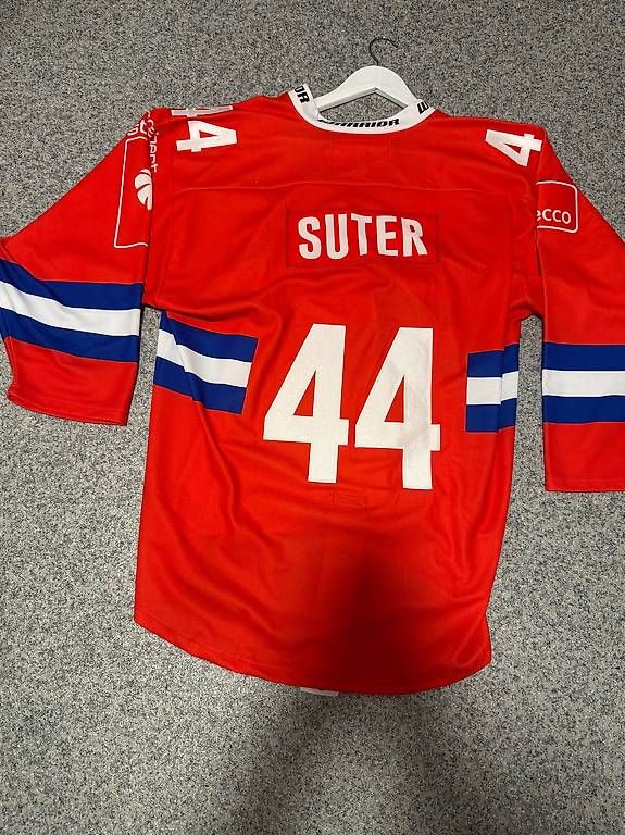 Gameworn Canottiere & Pantaloni: P.Sutter Original CHL Gameworn Trikot – Usato da Bellach venduto da die_8vsb 2