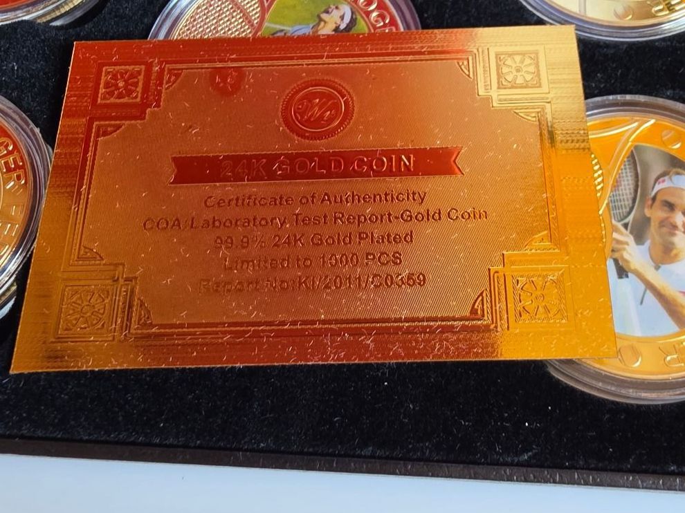 Alle Münzen: ROGER FEDERER MÜMZEN 5 STK. – Neu und originalverpackt aus Dintikon von bonita099 2
