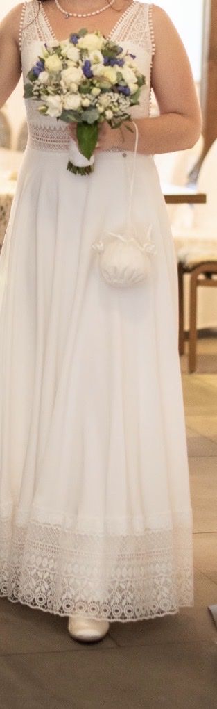 Vestiti: Brautkleid weiss Spitze Gr. 36 – Usato da St. Gallen venduto da mon_7snp