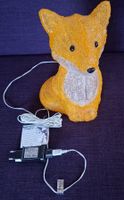 Dekolicht Fuchs mit LED Beleuchtung guter Zustand
