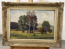 Max Merz (1900-1984) Gemälde Natur Landschaft 