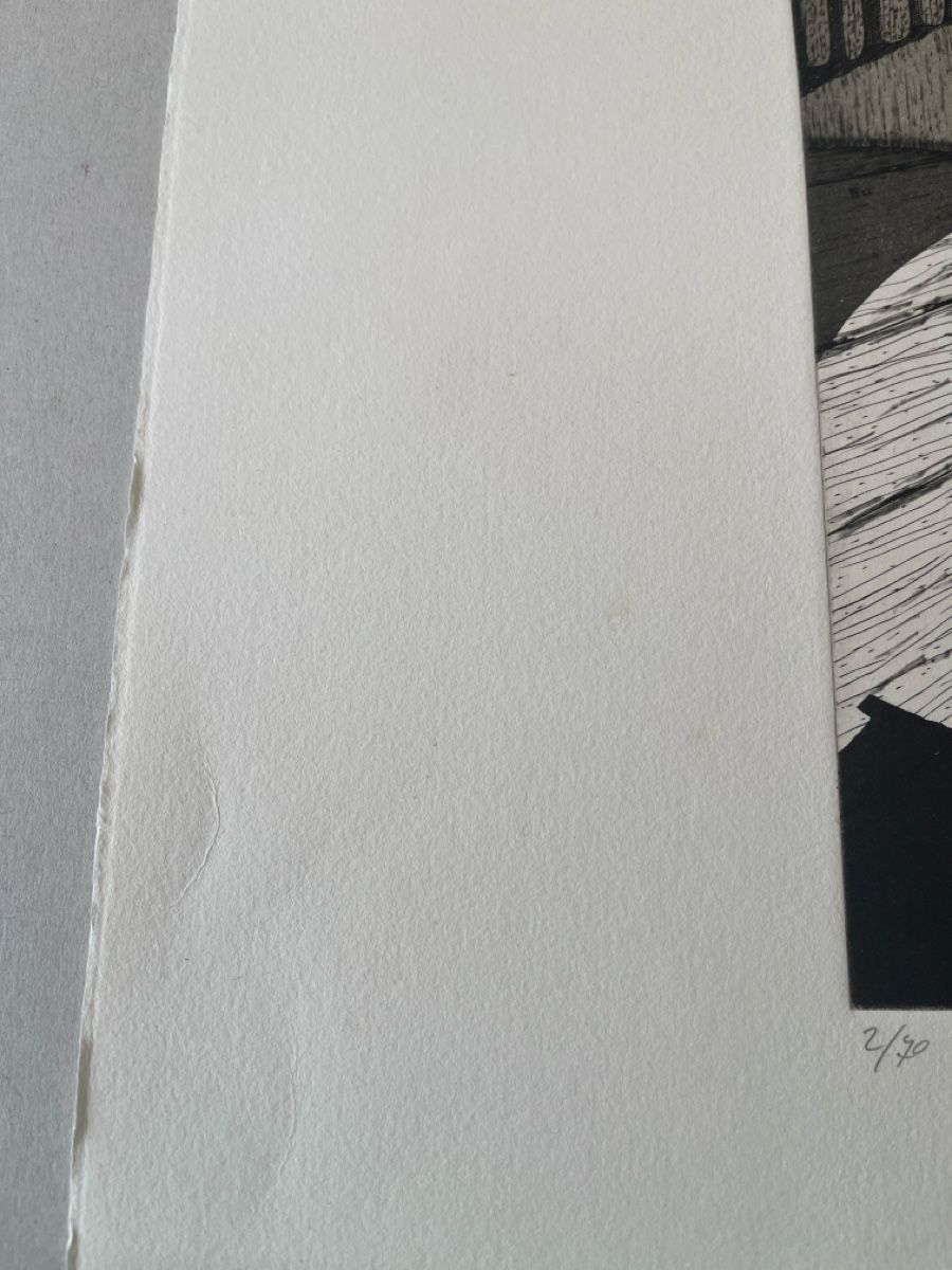 Grafica & Litografie: PETER STREICH RADIERUNG SIGNIERT NUMMERIERT – Usato da Gersau venduto da grafik-kunst 5