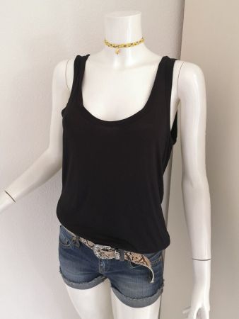 🤩MANGO TRÄGER TOP SCHWARZ NEU & D&G P.