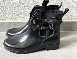 Schwarze Gummistiefeletten von TOM TAILOR Gr. 39