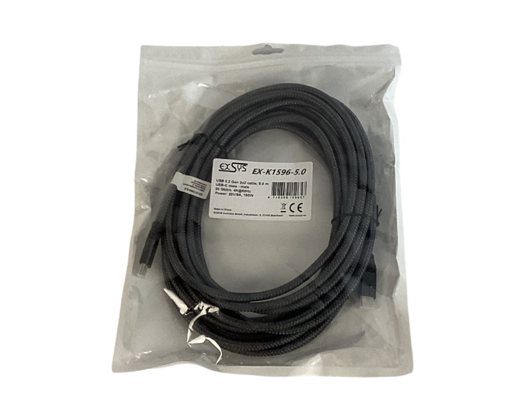 Cavi: EXSYS EX-K1596-5.0 - Kabel, USB-C zu USB-C – Nuovo (secondo la descrizione) da Zürich venduto da Restwert_Zuerich