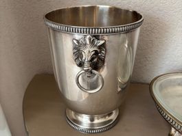 Sektkühler ‚Hotelsilber’ Löwenkopf - elegant und dekorativ