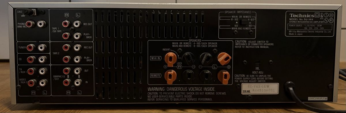 Technics Amplificatori: TECHNICS Vintage Stereo Integrated DC Amplifier ab Fr. 1.- – Usato da Perlen venduto da AC011114 2