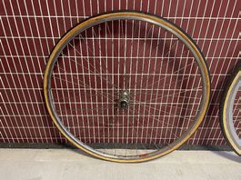 Vorderrad Rennrad Mavic Shimano 105 Collé Schlauchreifen