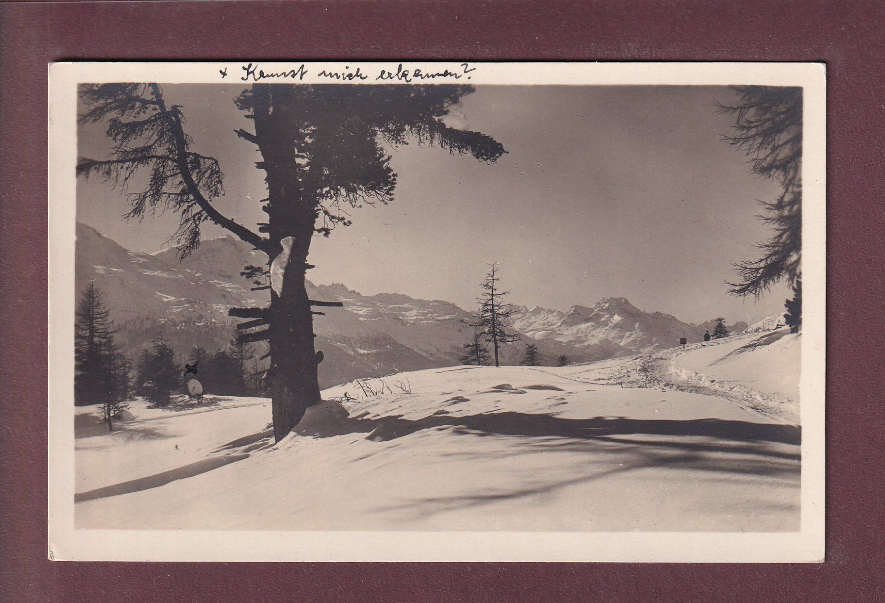 Ansichtskarten: OBER-ALPINA bei St. Moritz - 1925 – Gebraucht aus Pully von nicecards
