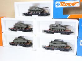 Roco 5 x Panzerwagen Set H0 AC - selten