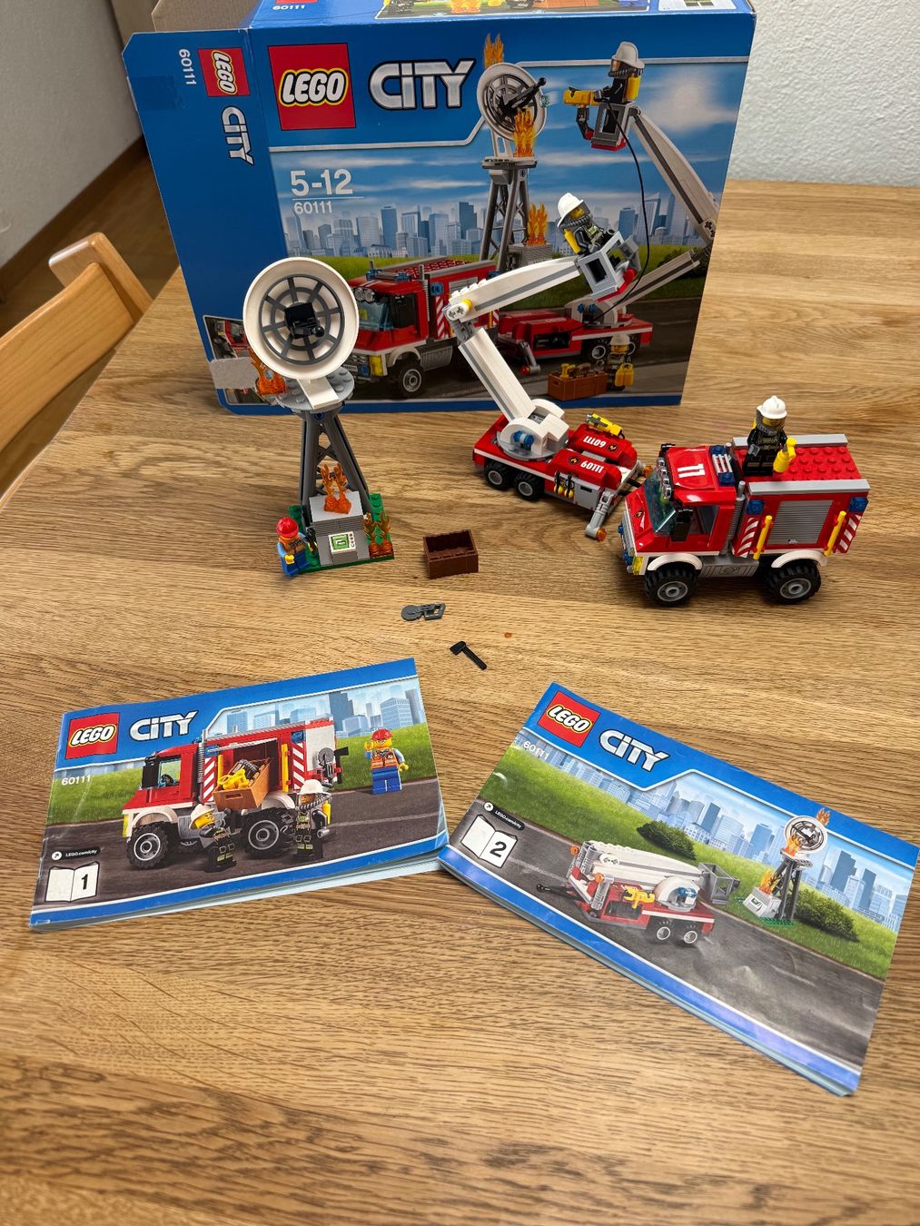 Lego Kit di costruzioni: Lego City 60111 Feuerwehr – Usato da RIET (NEFTENBACH venduto da SAMUEL110