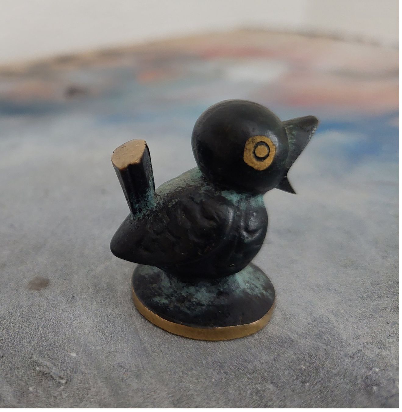 Statuette: Broncefigur Vogel (Nr.4) – Usato da Subingen venduto da K7passt_immer 3
