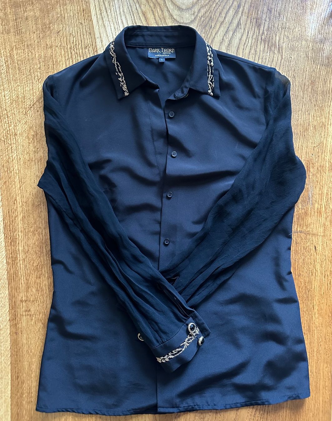 Camicette: Gotik Bluse Dark Thorn – Usato da Siebnen venduto da koschitoschi