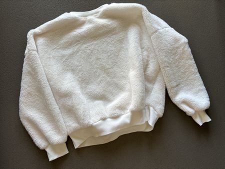 Pull doudou blanc Lefties, taille M - Hiver douillet !
