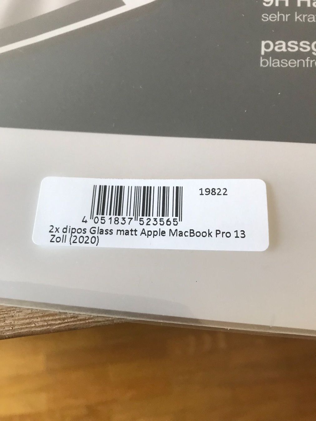 Apple Notebook: Apple Book 13 Zoll Panzerglass – Nuovo e nell'imballaggio originale da Rüthi (Rheintal) venduto da Many2369 3