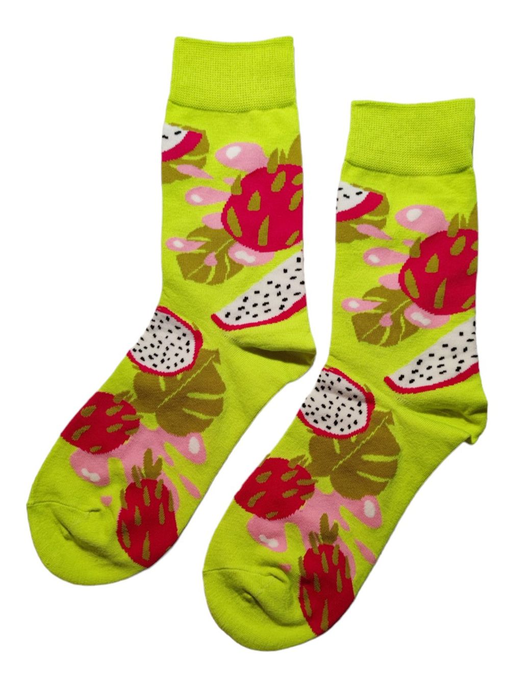 Socken: Socken Granatapfel / Pomegranate / Monstera – Neu und originalverpackt aus Zürich von amysmith 1