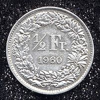 Münze CH Silber "1960"