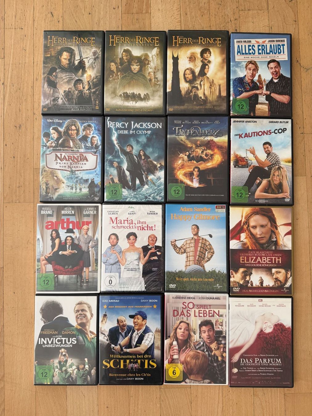 Alle DVDs: DVD Sammlung Action, 16 DVDs international, deutsche Sprache – Gebraucht aus Wetzikon ZH von DJ-Pipo-Music