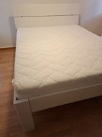 Bett 160x200 aus Holz weiß