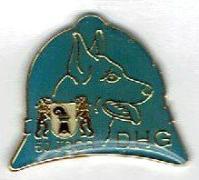 Placchette & Badge: DHG Polizei Basel Schäferhund – Usato da Hinterkappelen venduto da Schampus