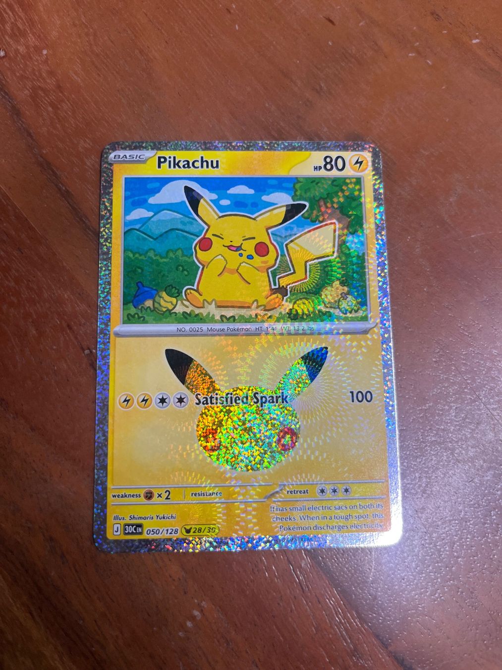 Pokémon Carte collezionabili: Pokemon 30th Pikachu Nr 050 – Nuovo (secondo la descrizione) da Winterthur venduto da saloun