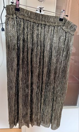 ISABEL MARANT Beatrice Metallic Midi Skirt