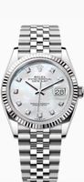 Rolex Datejust 36*126234* Perlmutt weiss*Diamanten