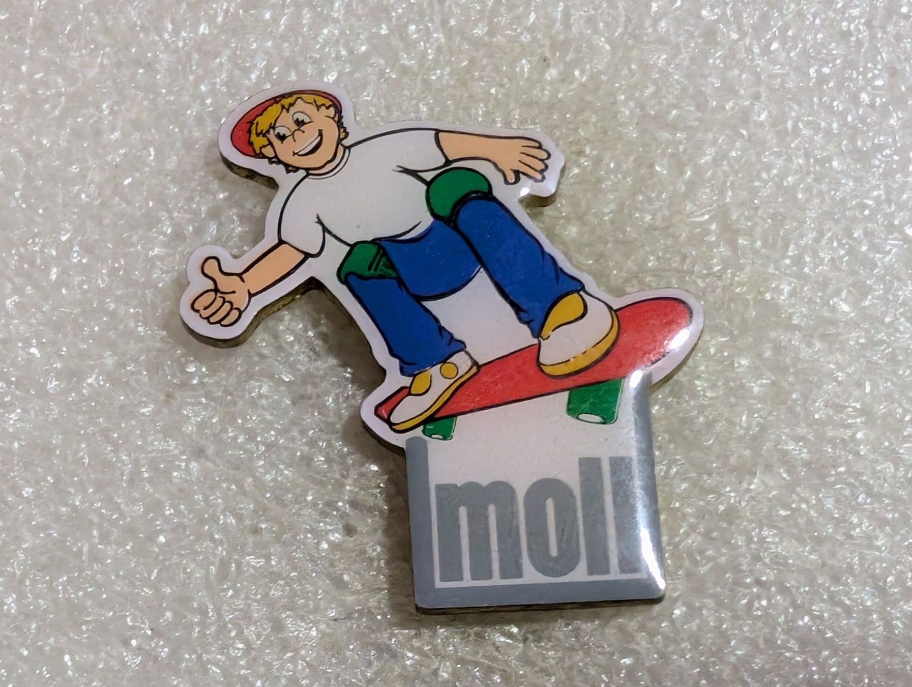 Placchette & Badge: Ansteckpin 243: moll – Usato da Oppligen venduto da Pin-Fall-Shop