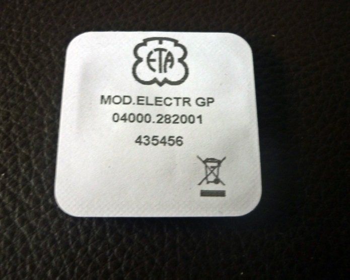 Eta Uhren: 2 ETA MODULE ELECTROIC GP 04000.282001 -  Ersatzteile – Gebraucht aus Adliswil von di_hans 1