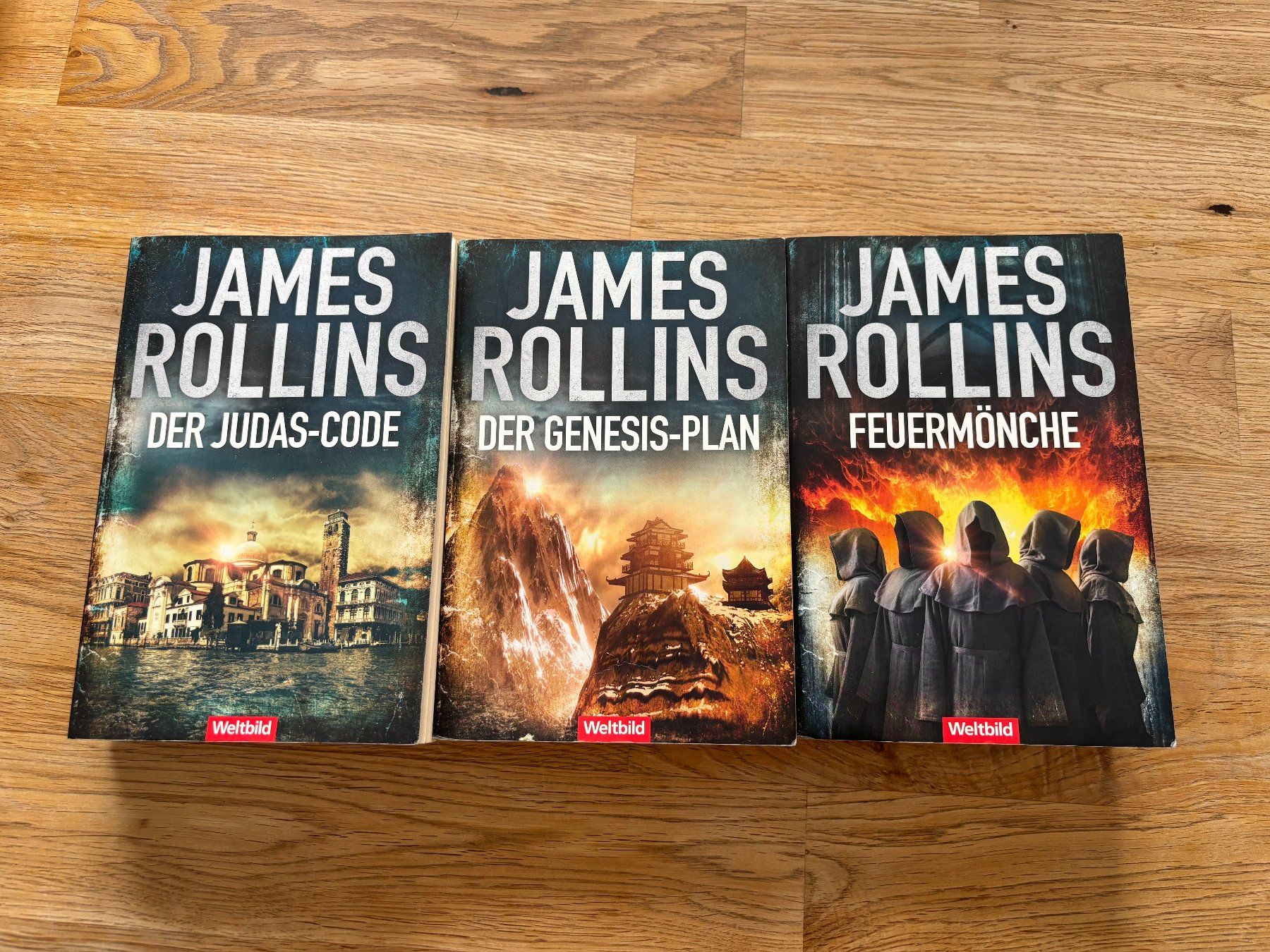Libri: 3 Bücher von James Rollins – Usato da Riggisberg venduto da Indiansummer