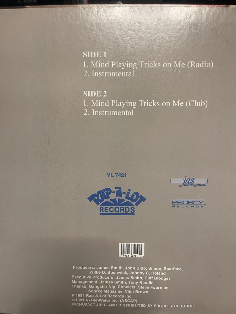 Schallplatten: Geto Boys / mind playing Tricks on me – Neu (gemäss Beschreibung) aus Dagmersellen von stonefinger 1