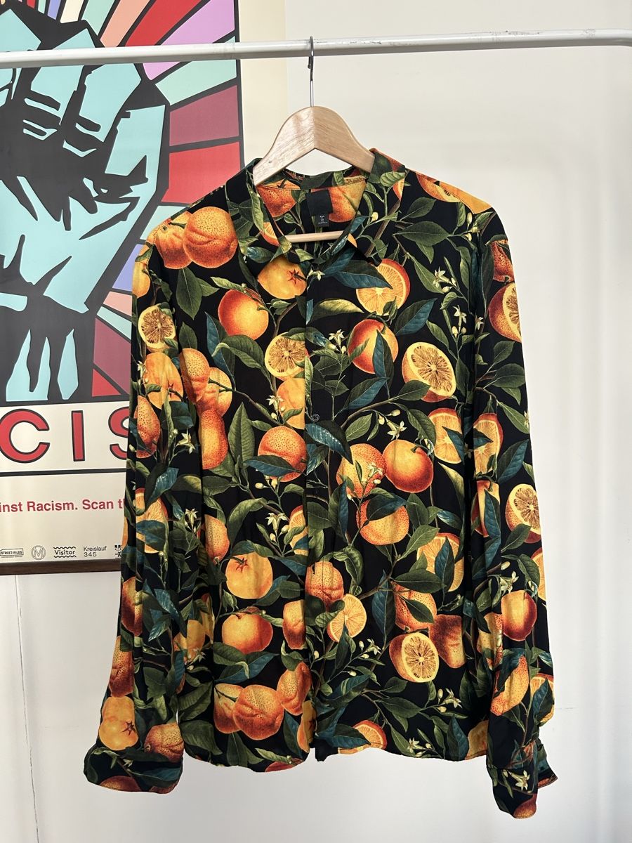 H&M Chemises: H&M Shirt oranges print XL – Neuf (Voir description) à Zürich par fan_z5fl