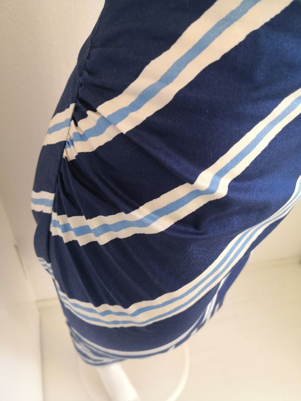Mango Gonne: 🤩 MANGO MIDI-ROCK BLAU GESTREIFT – Nuovo (secondo la descrizione) da Olten venduto da Naja-Twins-Twins 8
