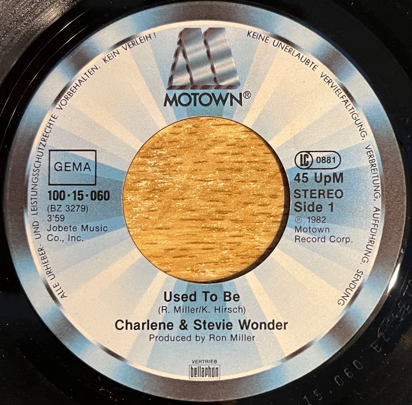 Schallplatten: CHARLENE & STEVIE WONDER - USED TO BE – Gebraucht aus Bussigny von vinyl-pas-cher 2