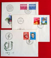 EUROPA SATZ 654 BRAUCHTUM 708 715 MUSIK FDC 1981 1984 1985
