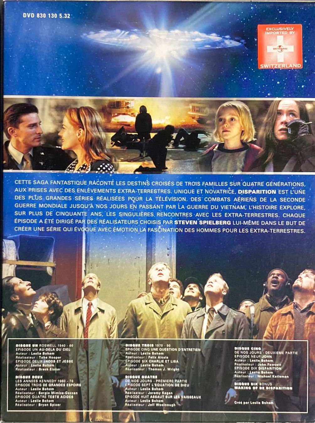 Tous les DVDs: STEVEN SPIELBERG - DISPARITIONS – D'occasion à Poliez-Pittet par Newtown-Records 1